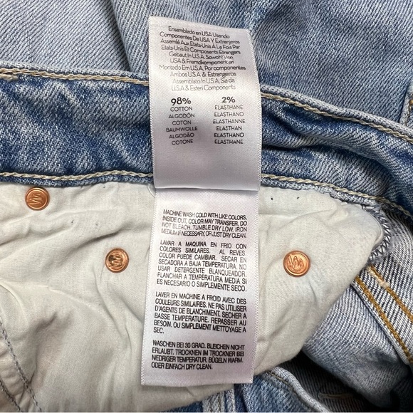 MOTHER Superior The Tomcat The Confession Distressed Straight Leg Jeans 28 - Picture 14 of 16